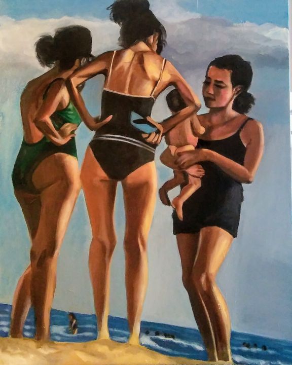 Painting titled "The greatest" by Art Yfat, Original Art, Oil