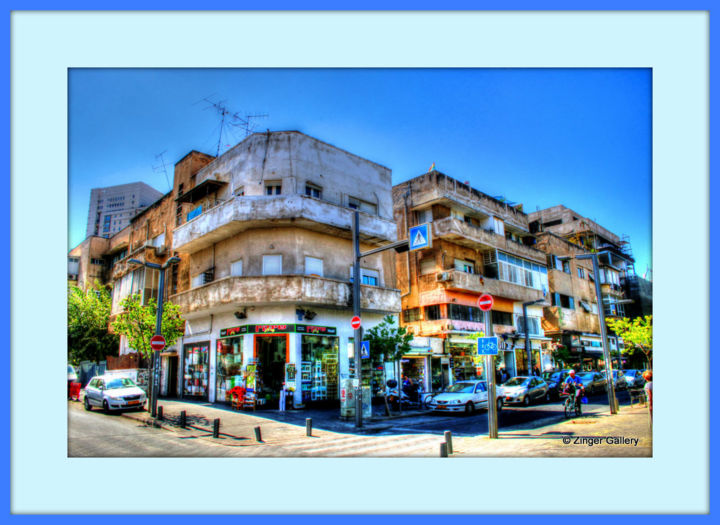 Fotografie getiteld "Tel Aviv 2" door Aharon Zinger, Origineel Kunstwerk