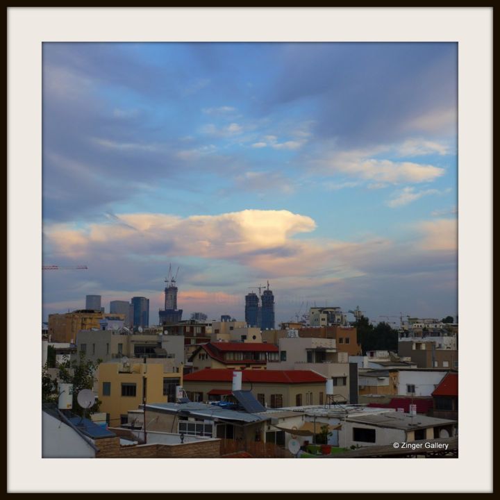 Fotografía titulada "Tel Aviv 3" por Aharon Zinger, Obra de arte original