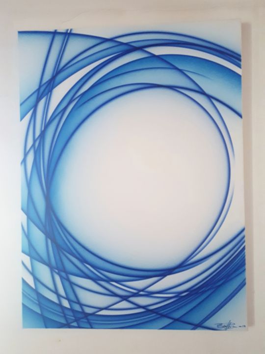 Peinture intitulée "Puis de lumière so…" par Florent Boisard, Œuvre d'art originale, Acrylique Monté sur artwork_cat.