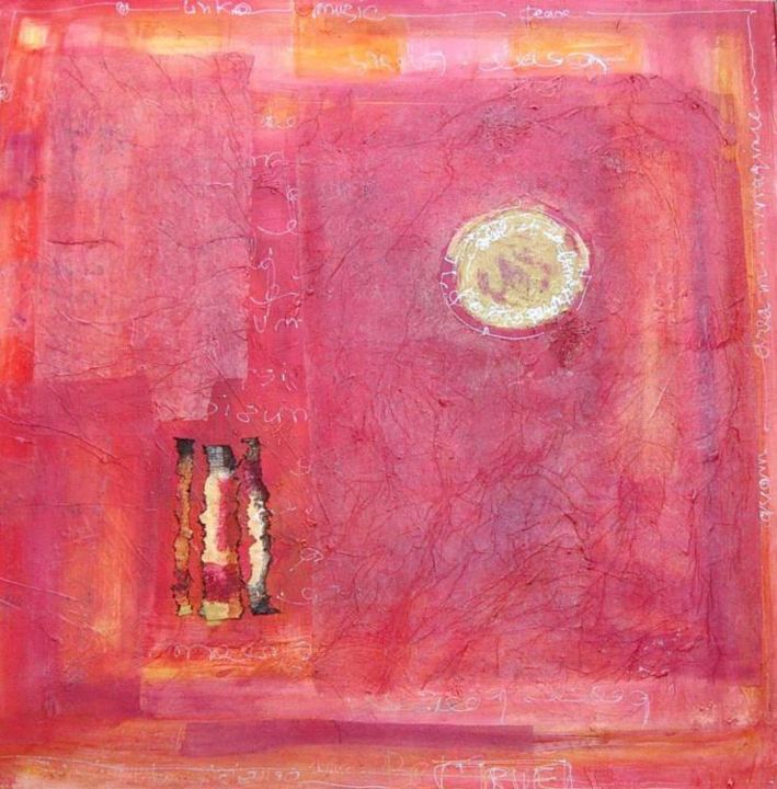 Pittura intitolato "Eclipse" da Anne Rabier, Opera d'arte originale
