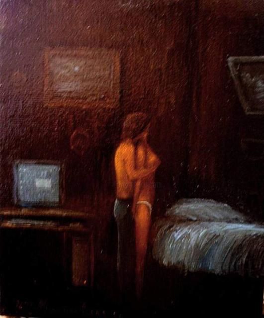 Pintura intitulada "Наваждение. Delusion" por Igor Mikhailov, Obras de arte originais, Óleo