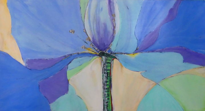 Malerei mit dem Titel "In voller Blüte" von Urs, Original-Kunstwerk