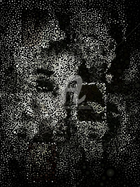 Arts numériques intitulée "mosaic-mosaic14.jpg" par Isabelle Cussat (Artassuc), Œuvre d'art originale