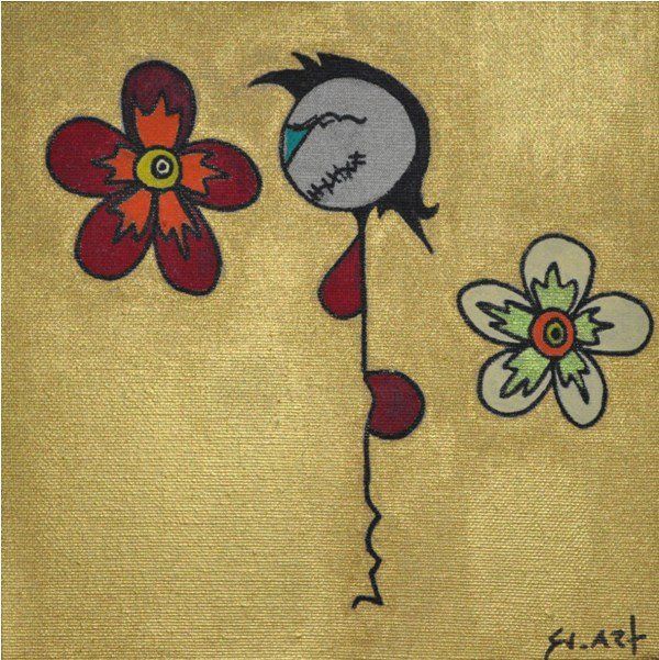 Peinture intitulée "Flowers" par Sv-Art, Œuvre d'art originale, Huile