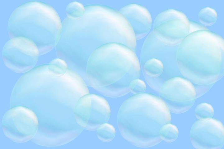 Digital Arts titled "Bulles" by Artauxmurs, Original Artwork, Other