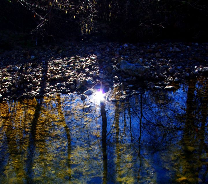 Fotografia intitolato "Reflets II" da Ludovic Cussigh, Opera d'arte originale, Fotografia digitale