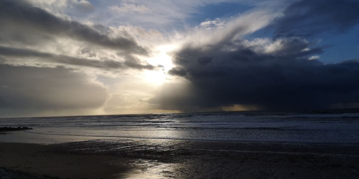 Photographie intitulée "Océan Atlantique en…" par Ludovic Cussigh, Œuvre d'art originale, Photographie numérique