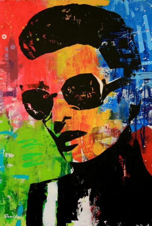 Peinture intitulée "Fresh" par Boris Yvan, Œuvre d'art originale, Acrylique