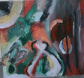 Peinture intitulée "original abstract" par Artbye, Œuvre d'art originale, Huile