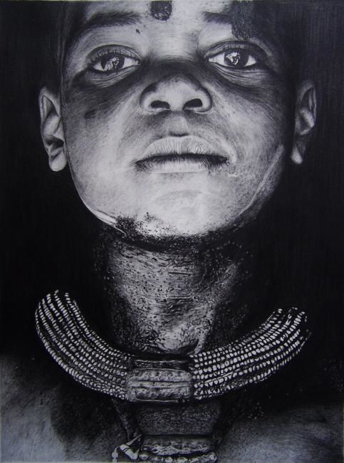Drawing titled "Hope" by Mustapha Mohammed, Original Artwork, Other