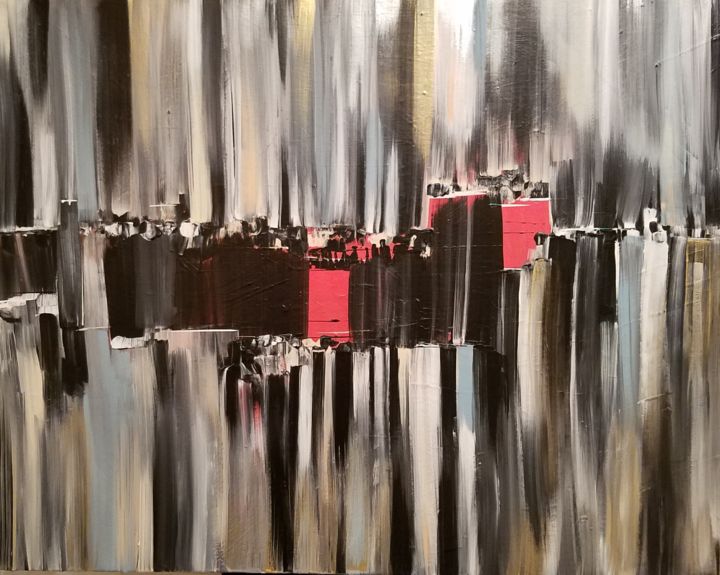 Painting titled "solace.jpg" by Samah Kthar, Original Artwork, Acrylic