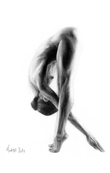 Картина под названием "nude" - Electra Varnava, Подлинное произведение искусства