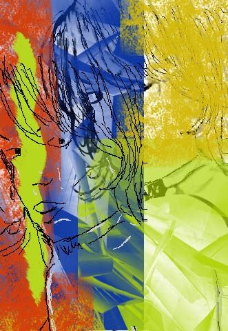 Digitale Kunst mit dem Titel "Couleurs" von Cfm, Original-Kunstwerk