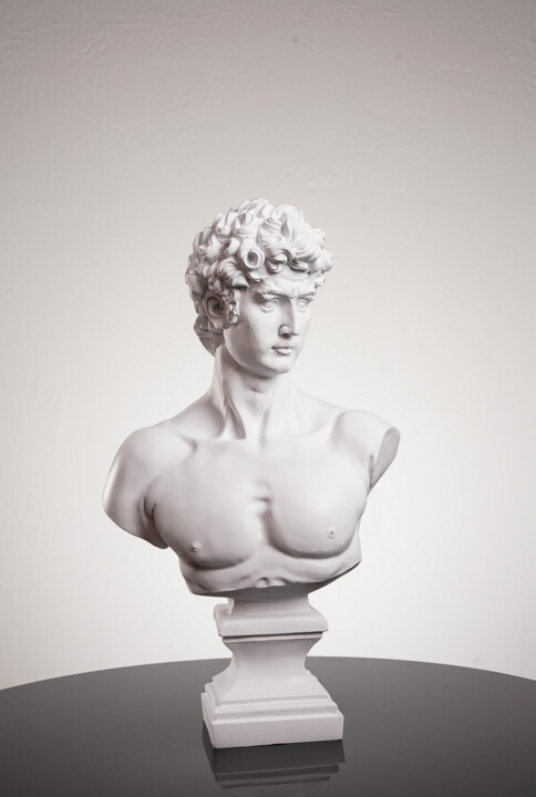 Sculpture titled "Michelangelo’s Davi…" by Dervis Yusuf Akdemir, Original Artwork, Resin