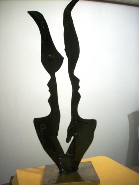 Скульптура под названием "Regards" - Paul Pacotto, Подлинное произведение искусства, Металлы