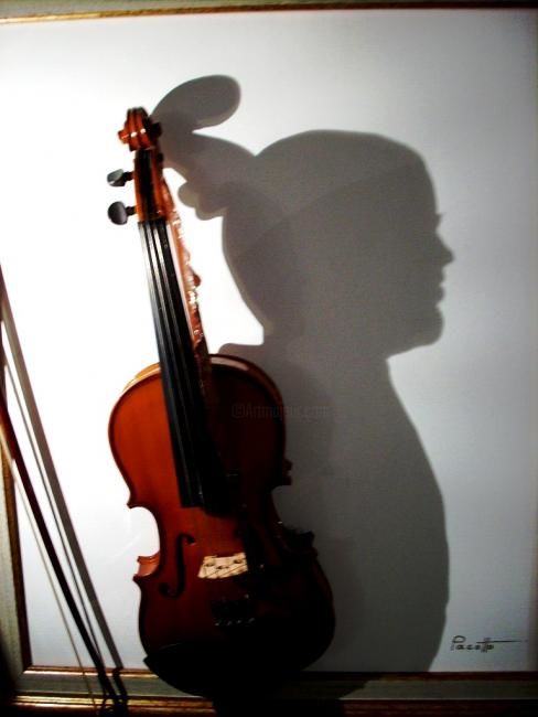 Sculpture titled "Violoniste" by Paul Pacotto, Original Artwork