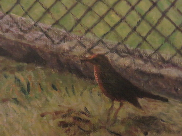 Painting titled "oiseau" by Artcouleur S, Original Artwork, Acrylic