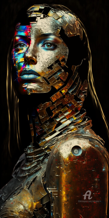 Digital Arts titled "Carapace 02" by Artcypia, Original Artwork, AI generated image