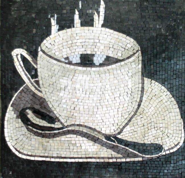 Escultura intitulada "La tasse de caffé" por Olivier Moraglia, Obras de arte originais