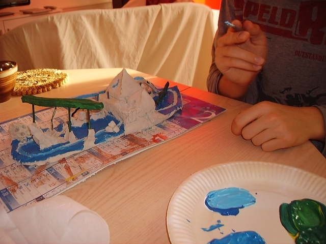 Peinture intitulée "ADOS : les 17 ANS :…" par Dominique De Roo, Œuvre d'art originale, Plâtre