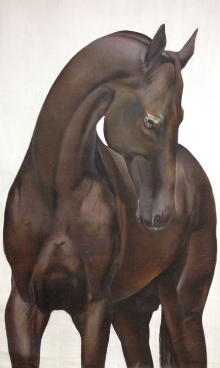 "Horse" başlıklı Tablo Carlos M tarafından, Orijinal sanat, Akrilik