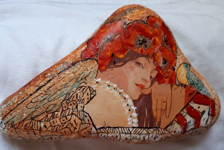 Peinture intitulée "Paxos" par Maika, Œuvre d'art originale,