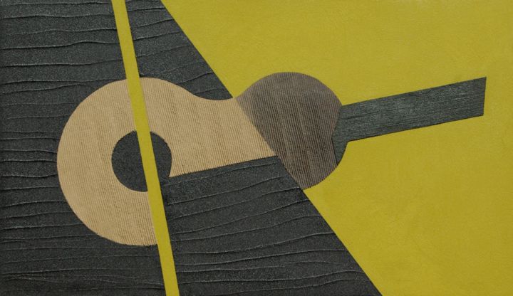 Pintura titulada "Guitarrón" por Arteluny, Obra de arte original, Acrílico