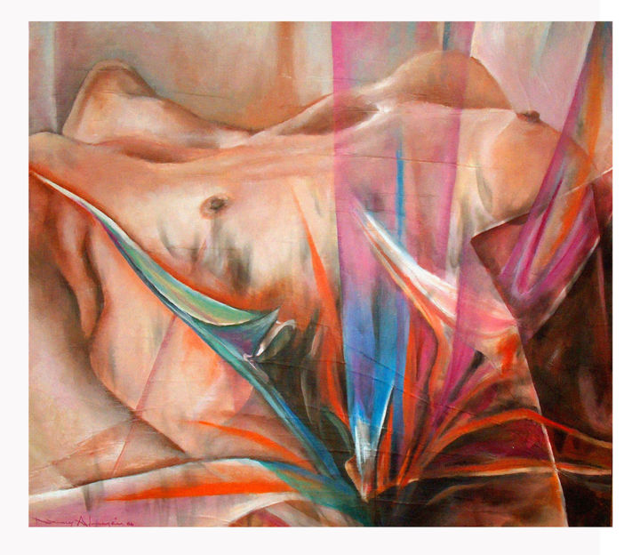 数字艺术 标题为“"Oiseau sans paradi…” 由Nancy Almazán, 原创艺术品, 数字油画