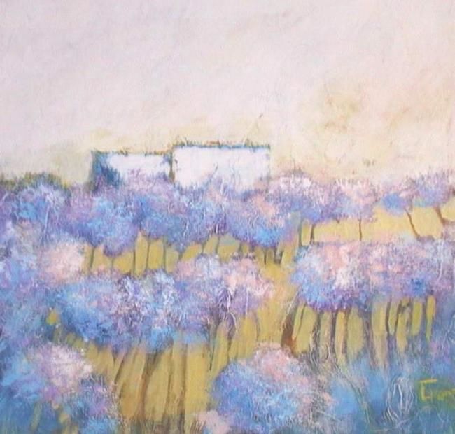 Painting titled "Fioritura" by Luigi Torre, Original Artwork