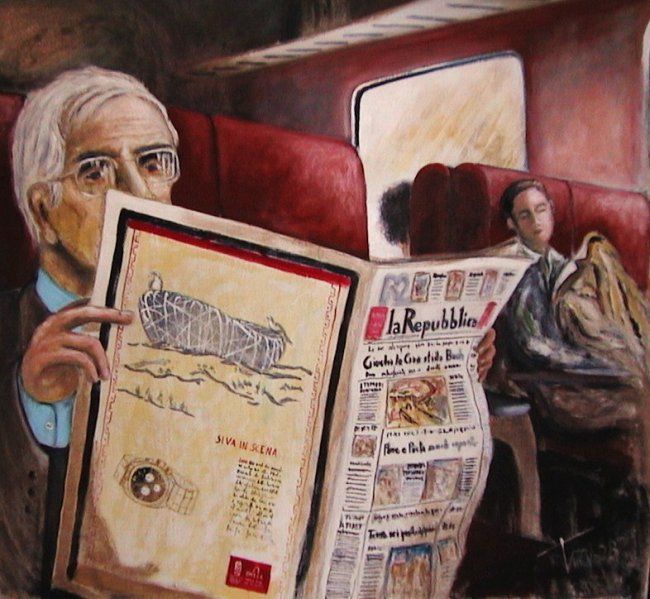 Painting titled "9 agosto 2008" by Luigi Torre, Original Artwork