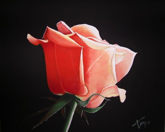 绘画 标题为“Rosa” 由Luigi Torre, 原创艺术品, 油