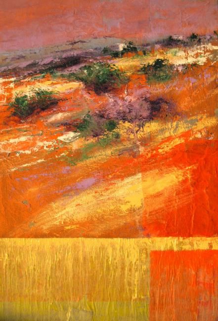 Pittura intitolato "Paesaggio dauno" da Luigi Torre, Opera d'arte originale, Olio
