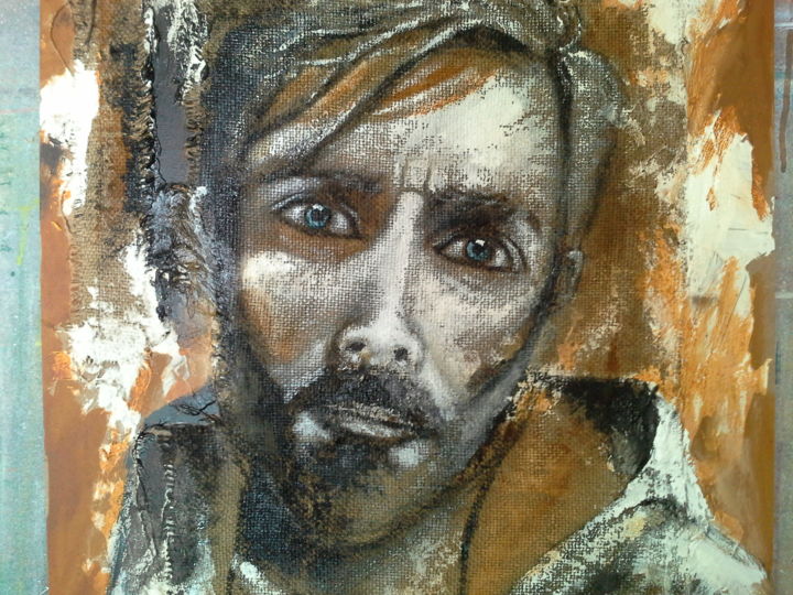 Painting titled "Francesco" by Luigi Torre, Original Artwork