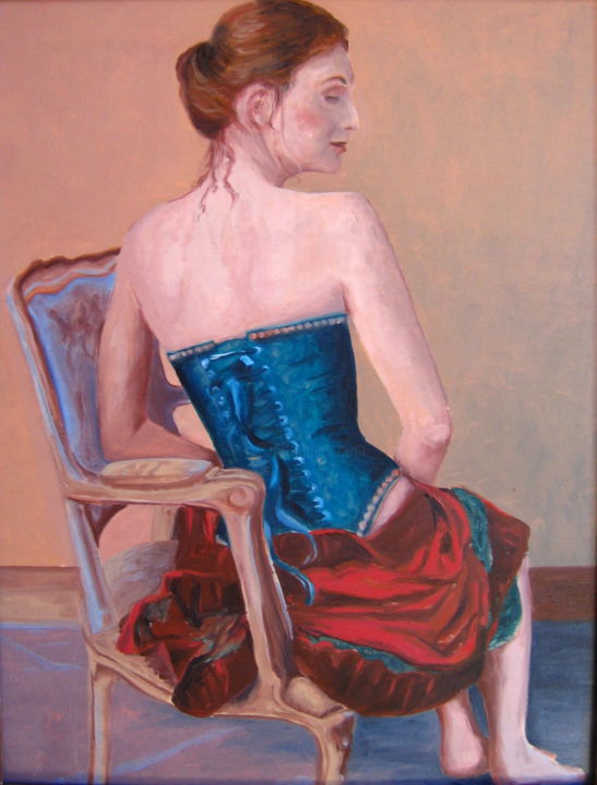Painting titled "Il segreto di Marina" by Artepignato, Original Artwork, Oil