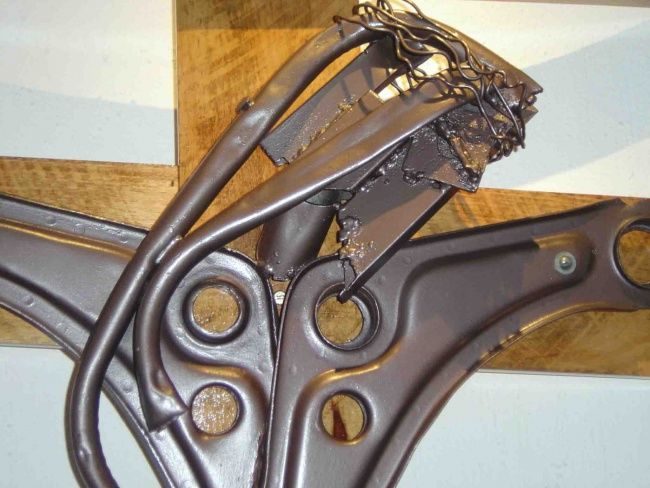 Escultura intitulada ""J. Cristo" (My Lor…" por Bacellar, Obras de arte originais, Metais