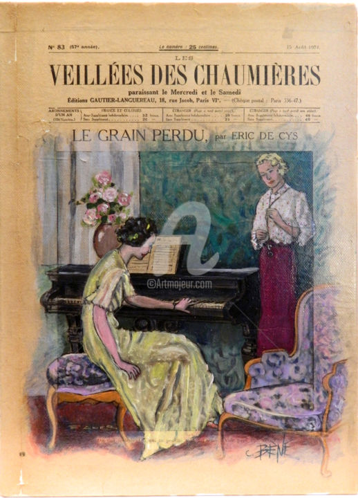 Painting titled ""Dis-moi seulement…" by C.Béné, Original Art,