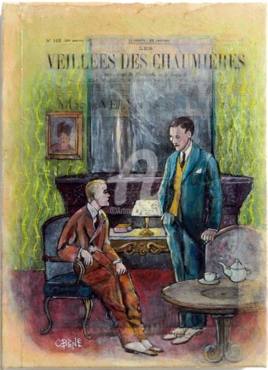 Painting titled ""Tu n'as pas compri…" by C.Béné, Original Art,