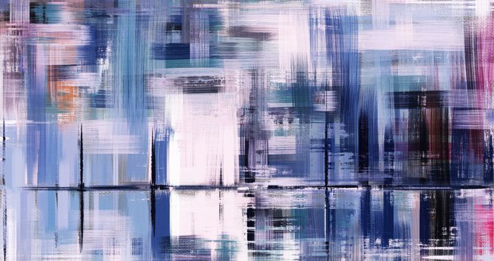 Картина под названием "Abstract" - Artgalini, Подлинное произведение искусства, Масло