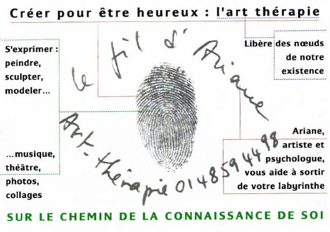 Arts numériques intitulée "ATELIER ART-THERAPI…" par Art-Thérapie Le Fil D’Ariane, Œuvre d'art originale