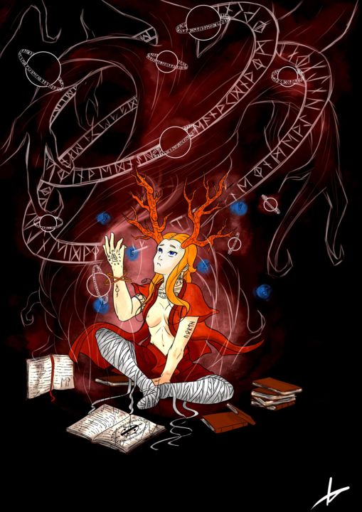 Digital Arts titled "Free" by Arthur Jacquey (Hybrys), Original Art, Digital Painting