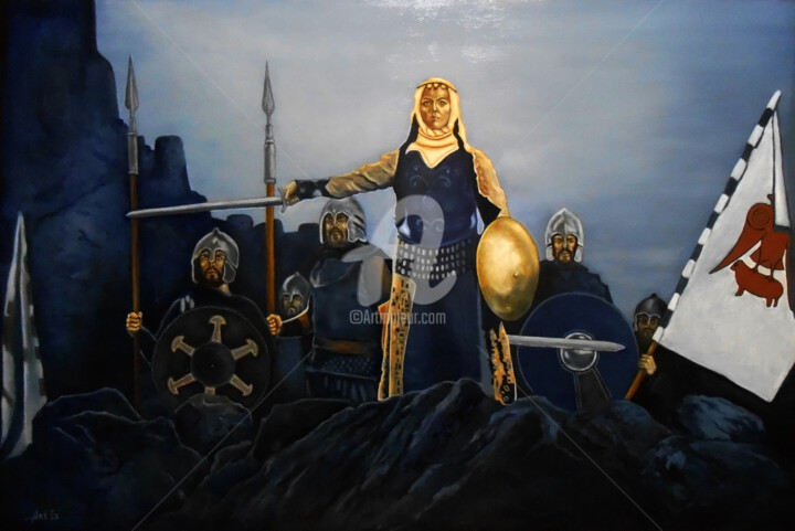 ""Last Battle" / SOLD" başlıklı Tablo Arthuris tarafından, Orijinal sanat, Petrol