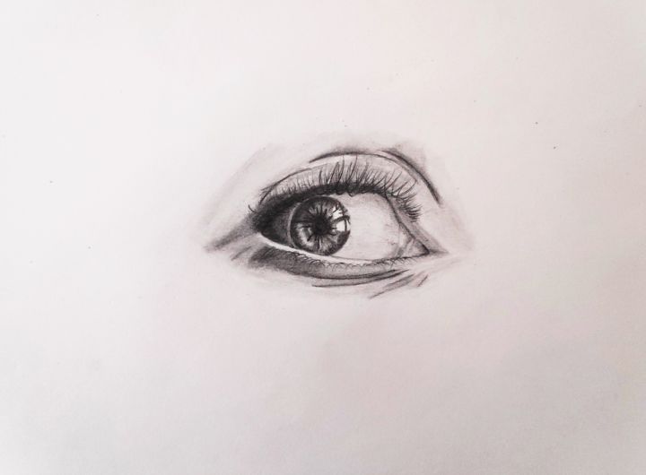 图画 标题为“Eye” 由Artified__15, 原创艺术品, 铅笔