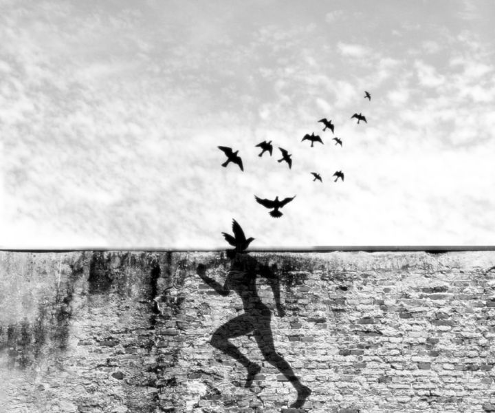Photography titled "run freedom" by Art Ire, Original Artwork