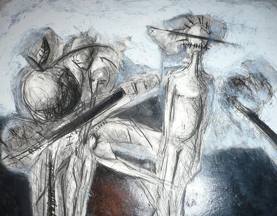 Peinture intitulée "sans titre" par Smail Tirsi, Œuvre d'art originale