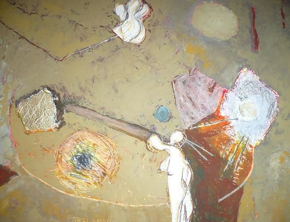 Peinture intitulée "sans titre" par Smail Tirsi, Œuvre d'art originale