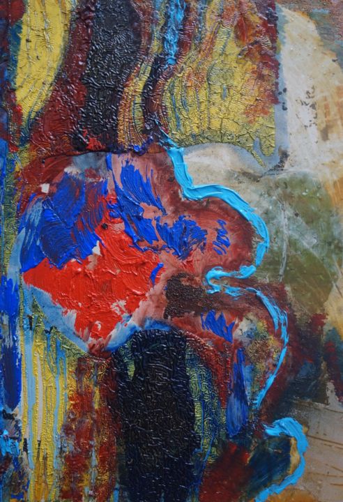 Malerei mit dem Titel "Series of abstract…" von Roman Bonchuk, Original-Kunstwerk, Öl