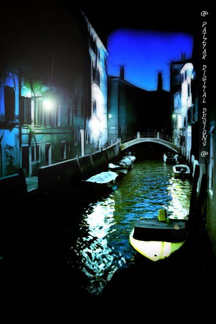 Arte digital titulada "Venice" por Patzyar, Obra de arte original