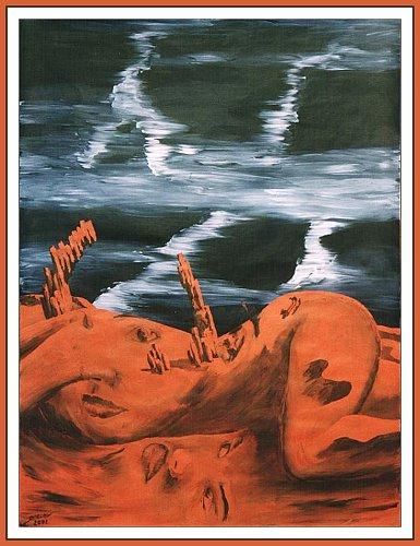 Painting titled "Specter" by David Blair, Original Art,