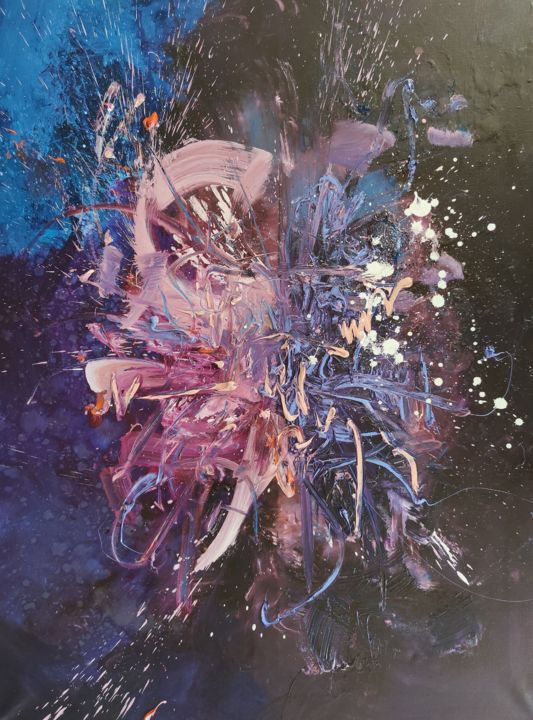 Pittura intitolato "EUDAEMON" da Karls, Opera d'arte originale, Olio